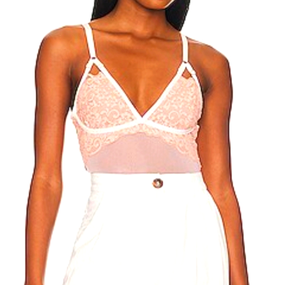 We Are Hah Bust Out Bodysuit- Sheer Violet - Picture 3 of 4